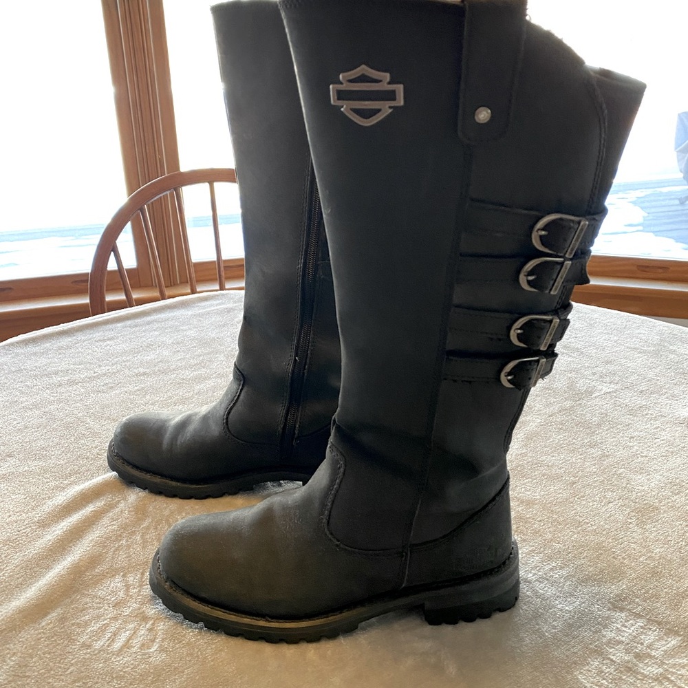 Harley Davidson Boots - 10M - Black - excellent condition